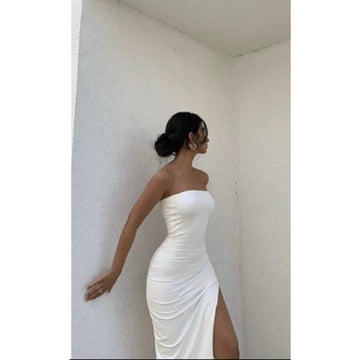 Elegant women's long Suplex dress