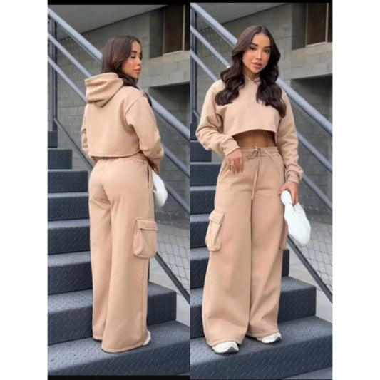 Women's cargo tracksuit set